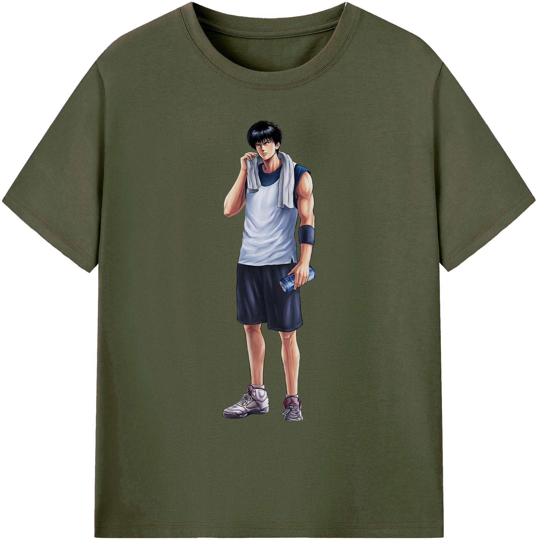 （画像用） SLAM DUNK／スラムダンク 綿100％ メンズ半袖Tシャツ｜肌触りやわらか＆通気性
